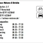 Unternehmen 1 Bild SELMAN-MOTOREN & GETRIEBE Werkstätten (Pkw) am Remscheid NW