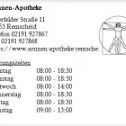 Unternehmen 1 Bild SONNEN-APOTHEKE Gesundheitsdienste am Remscheid NW