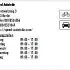 Unternehmen 1 Bild SPEED AUTOTEILE Kfz-Ersatzteile, Kfz-Zubehör Einzelhandel am Berlin BE