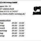 Unternehmen 1 Bild STOFFE WERNING GMBH Textil, Bekleidung Einzelhandel am Lüdenscheid NW