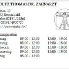 Unternehmen 1 Bild STOLTZ THOMAS DR. ZAHNARZT Ärzte am Remscheid NW