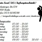 Unternehmen 1 Bild STUDIO SONIC UG (HAFTUNGSBESCHRÄNKT) Yogaschulen, Gymnastikschulen am Berlin BE