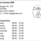 Unternehmen 1 Bild TAJET GARDEN GBR Ärzte am Köln NW
