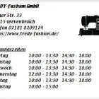 Unternehmen 1 Bild TREDY-FASHION GMBH Textil, Bekleidung Einzelhandel am Grevenbroich NW