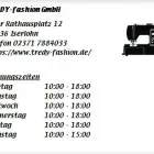 Unternehmen 1 Bild TREDY-FASHION GMBH Textil, Bekleidung Einzelhandel am Iserlohn NW