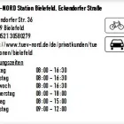 Unternehmen 1 Bild TÜV-NORD STATION BIELEFELD, ECKENDORFER STRAßE Werkstätten (Pkw) am Bielefeld NW