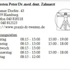 Unternehmen 1 Bild TWESTEN PETER DR.MED.DENT. ZAHNARZT Ärzte am Hamburg HH