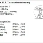 Unternehmen 1 Bild U.M.U.S. UNTERNEHMENSBERATUNG Versicherung am Berlin BE