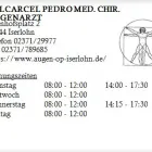 Unternehmen 1 Bild VALCARCEL PEDRO MED. CHIR. AUGENARZT Ärzte am Iserlohn NW