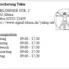 Unternehmen 1 Bild VERSICHERUNG TEKIN Versicherung am Altena NW