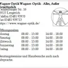 Unternehmen 1 Bild WAGNER OPTIK WAGNER-OPTIK - ALLES, AUßER GEWÖHNLICH Optiker am Lengerich NW