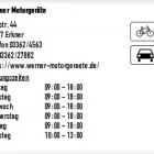 Unternehmen 1 Bild WERNER MOTORGERÄTE Werkstätten (Pkw) am Erkner BB