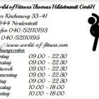 Unternehmen 1 Bild WORLD OF FITNESS THOMAS HILDEBRANDT GMBH Unterhaltung am Norderstedt SH