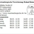 Unternehmen 1 Bild WÜRTTEMBERGISCHE VERSICHERUNG: ROLAND KEINERT Versicherung am Lüdenscheid NW