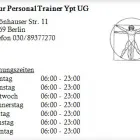 Unternehmen 1 Bild YOUR PERSONAL TRAINER YPT UG Ärzte am Berlin BE