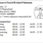 Unternehmen 1 Bild ZAHNARZT DANIEL RICHARD FUHRMANN Ärzte am Remscheid NW