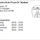 Unternehmen 1 Bild ZAHNÄRZTLICHE PRAXIS DR. MOSLEMI Ärzte am Solingen NW