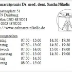 Unternehmen 1 Bild ZAHNARZTPRAXIS DR. MED. DENT. SASCHA NIKOLIC Ärzte am Duisburg NW