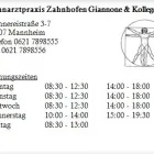 Unternehmen 1 Bild ZAHNARZTPRAXIS ZAHNHOFEN GIANNONE & KOLLEGEN Ärzte am Mannheim BW