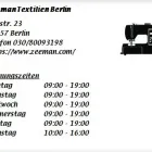Unternehmen 1 Bild ZEEMAN TEXTILIEN BERLIN Textil, Bekleidung Einzelhandel am Berlin BE