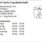 Unternehmen 1 Bild ZFSG-BERLIN TAGESKLINIK GMBH Ärzte am Berlin BE