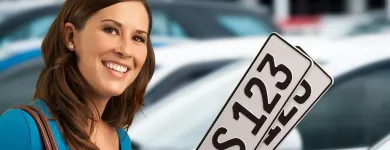 Unternehmen 3 Bild KFZ KENNZEICHEN KROSCHKE Kfz-Zulassungsstellen, Kfz-Führerscheinstellen am Ludwigsburg BW