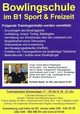 Unternehmen 1 Bild BOWLING SHOP BERLIN