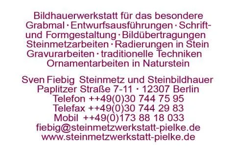 Unternehmen 10 Bild BILDHAUERWERKSTATT SVEN FIEBIG